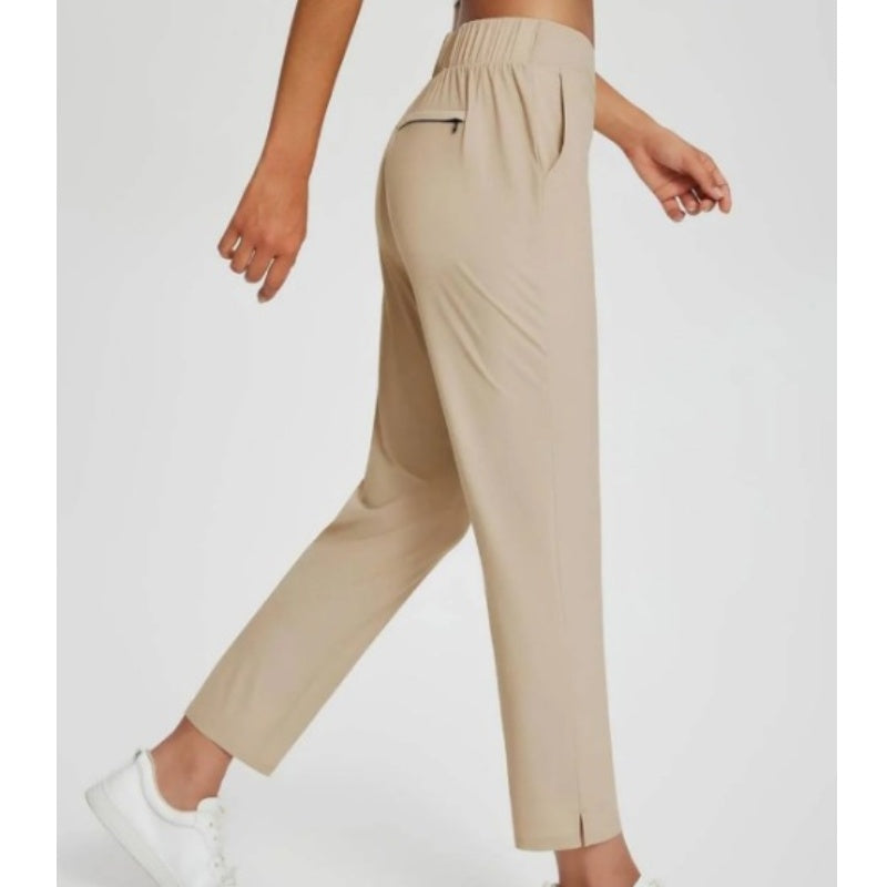 🔥Summer Sale 49% OFF🔥Women's Elastic High-Waist Pants - Secure Pockets, Slim Fit, UK Sizes