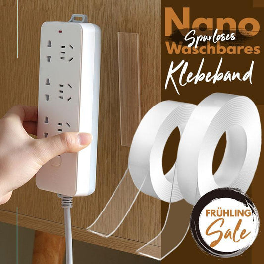 ⭐Transparent Magic Nano Tape Double Sided Grip Reusable Home Tape Traceless Glue