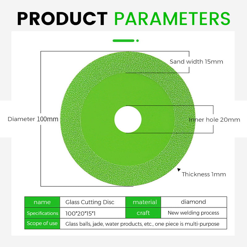 GLASS CUTTING DISC--buy 3 get 2 free（5pcs）