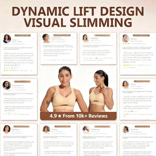 【Postural correction】Women’s Beige Wireless Bra, Soft Breathable Non-removable Moulded Cups, Yoga Fitness Sportswear for Gym & Daily Training