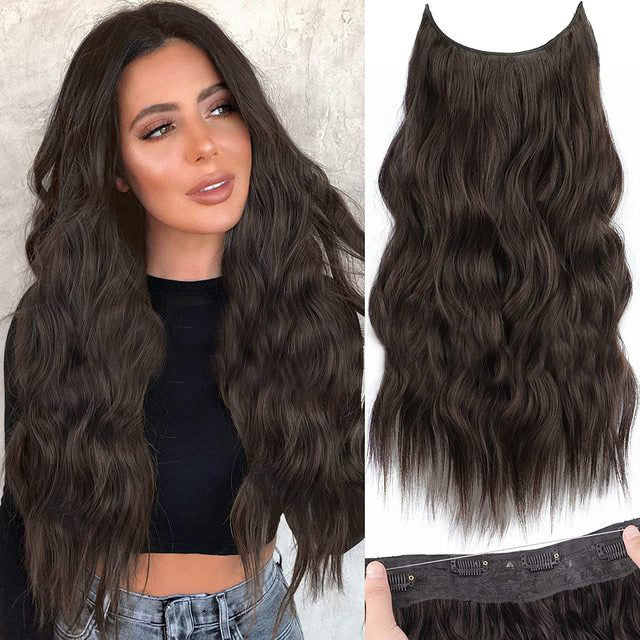💖This Week's Hot Sales - 50% OFF🤩Women's Gradient Long Wavy Hair Wig, One-Piece with Adjustable Fit