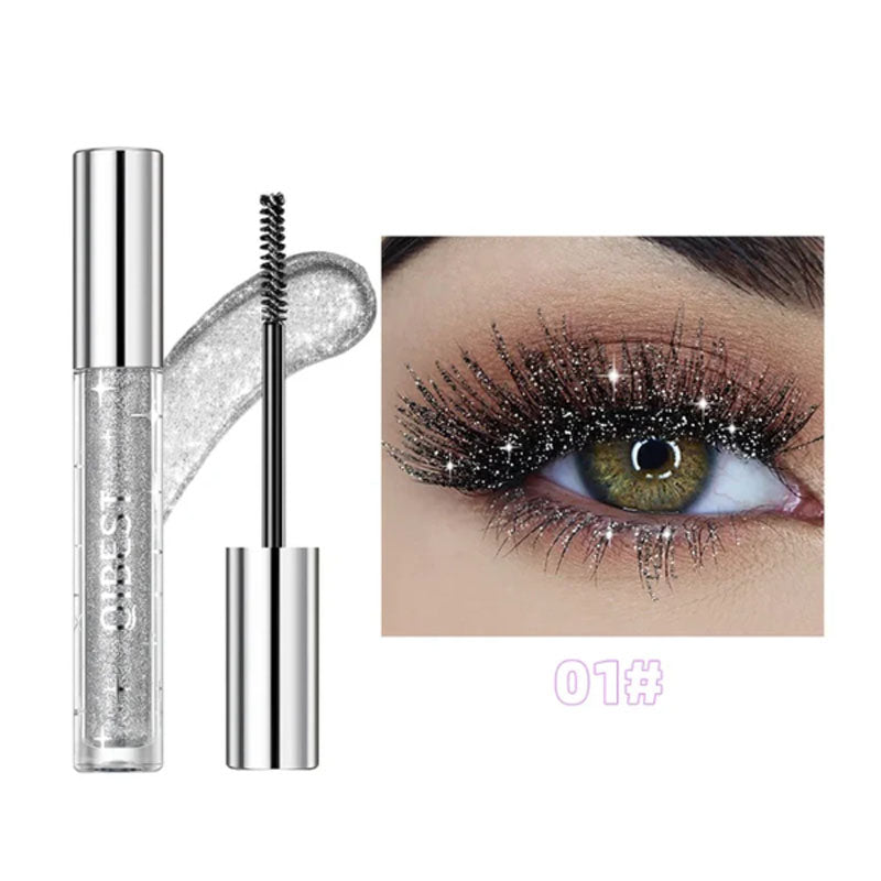 ✨Limited Sale 50% OFF✨Waterproof Diamond Glitter Mascara - Long-lasting Curl, Sparkling Shine, Create Captivating Eyes!