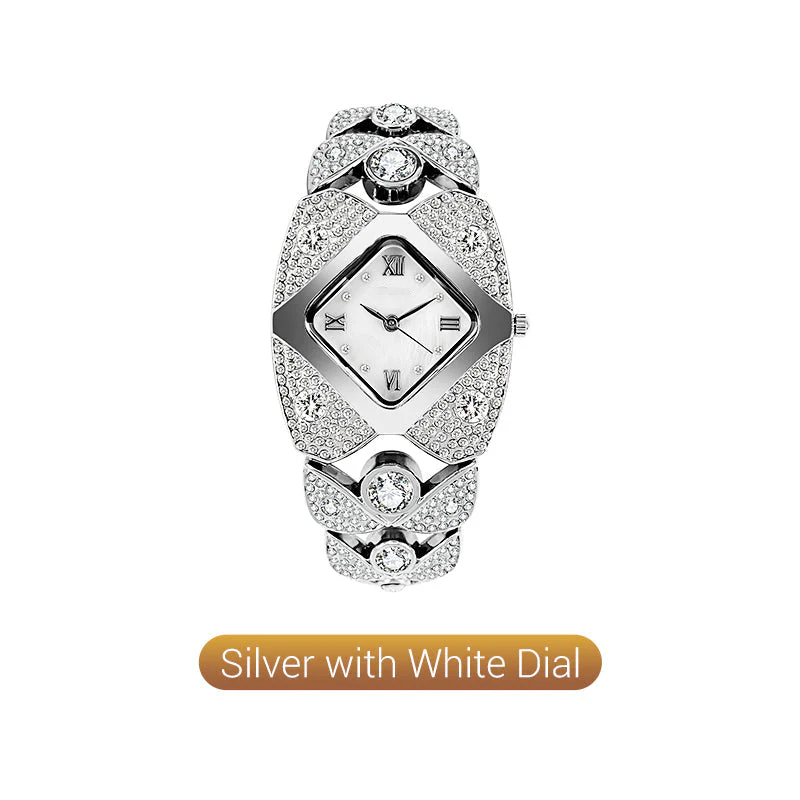 📢📢40% OFF !! ⏰Retro Quartz Watch with Sparkling Rhinestones⌚