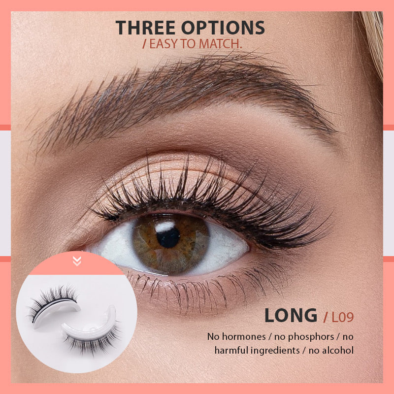 Reusable Self-Adhesive Eyelashes（Buy 1 Get 1 Free）