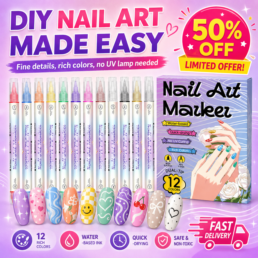 DIY Nail Art Marker Pen Set