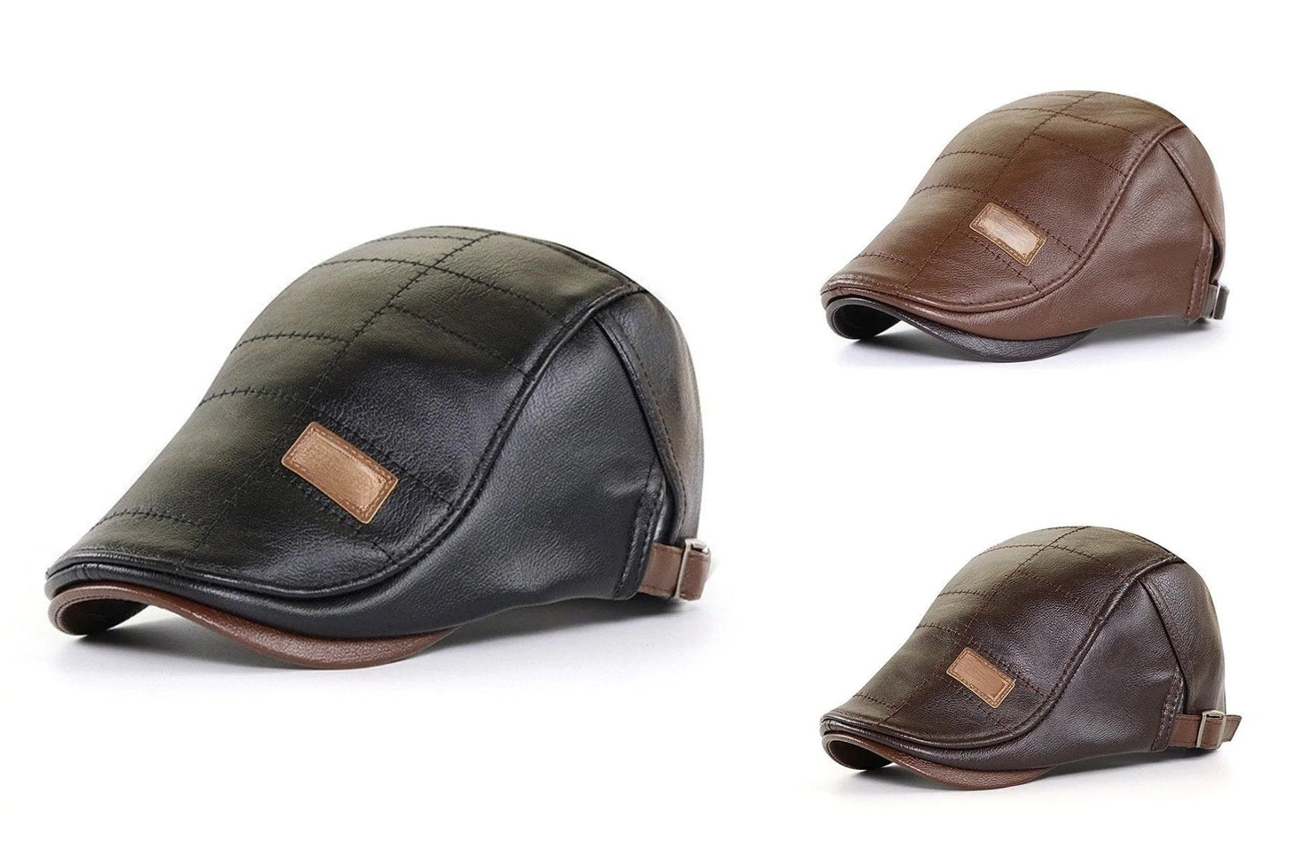 【Gift with heart】New Trendy Leather Beret