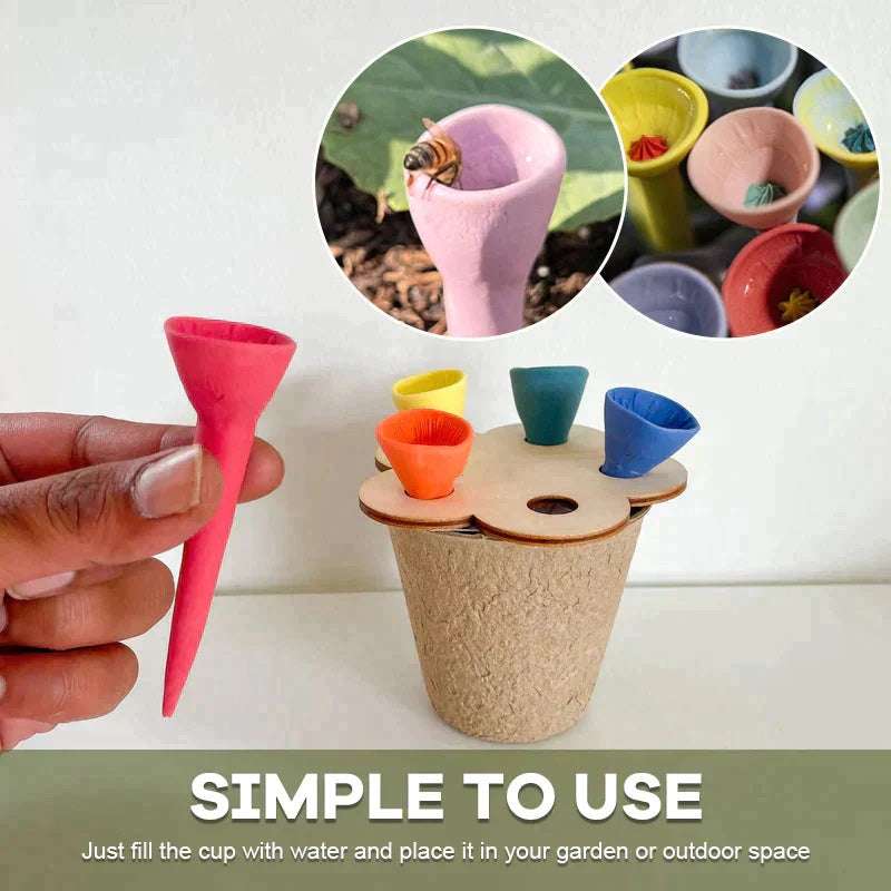 🏆Last Day Special Price ￡6.99!!💐🐝Bee Insect Drinking Cup - A SET (5PCS)