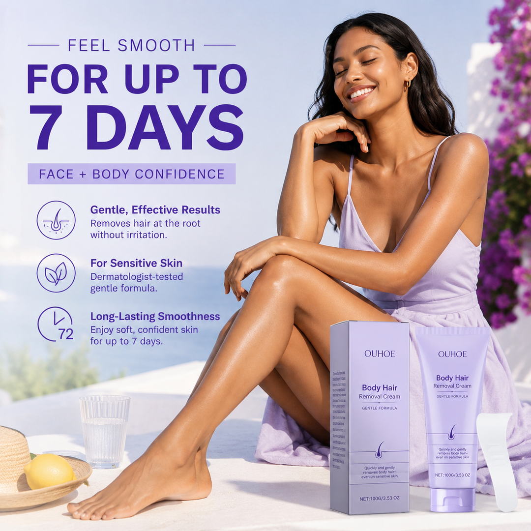 Body Hair Removal Cream with Spatula Applicator