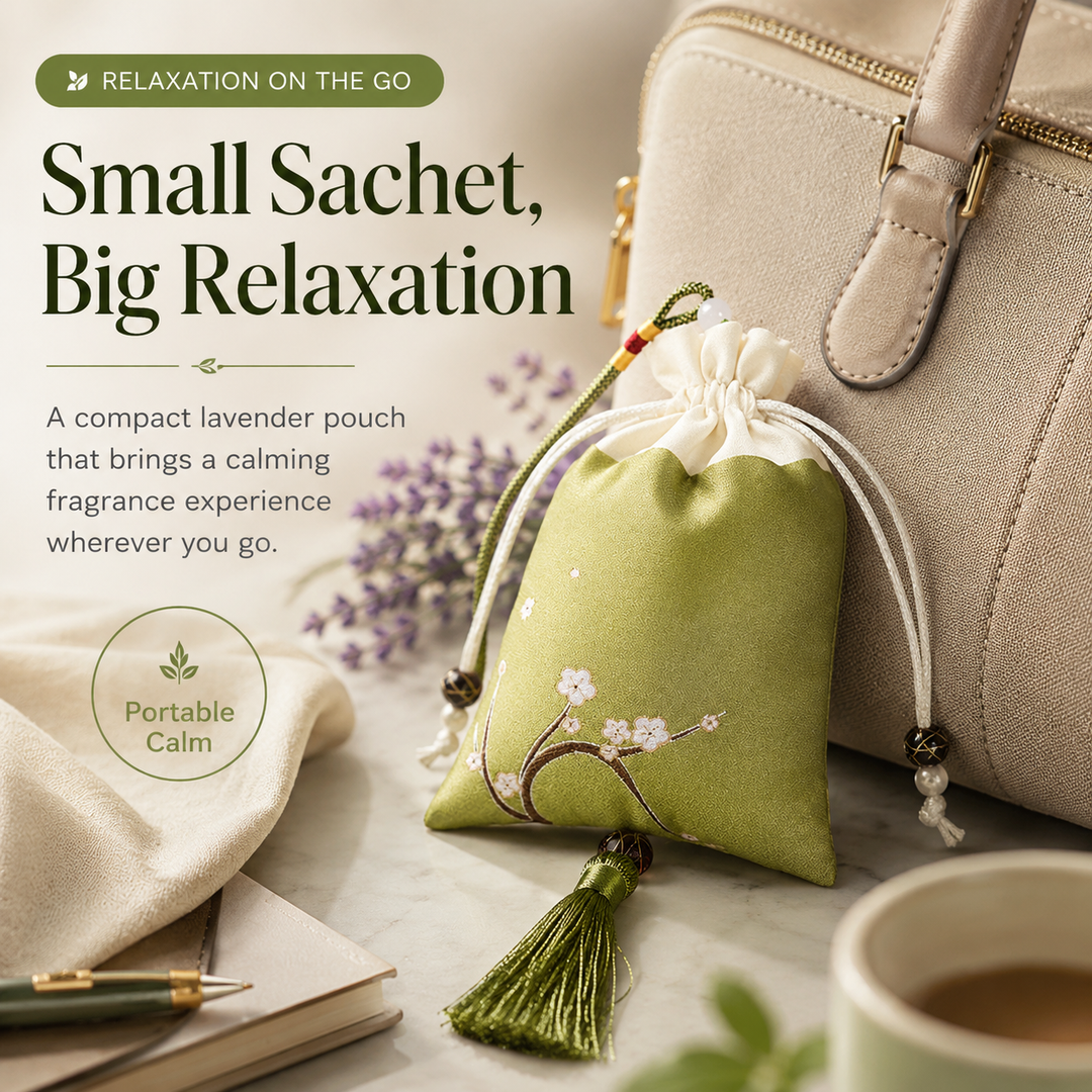 Lavender Herbal Sachet - relax, calm, bedtime routine, fall asleep faster, peaceful sleep environment