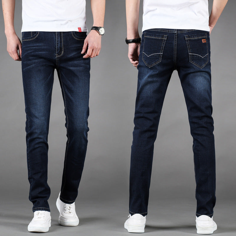 Stretch-Jeans mit geradem Bein