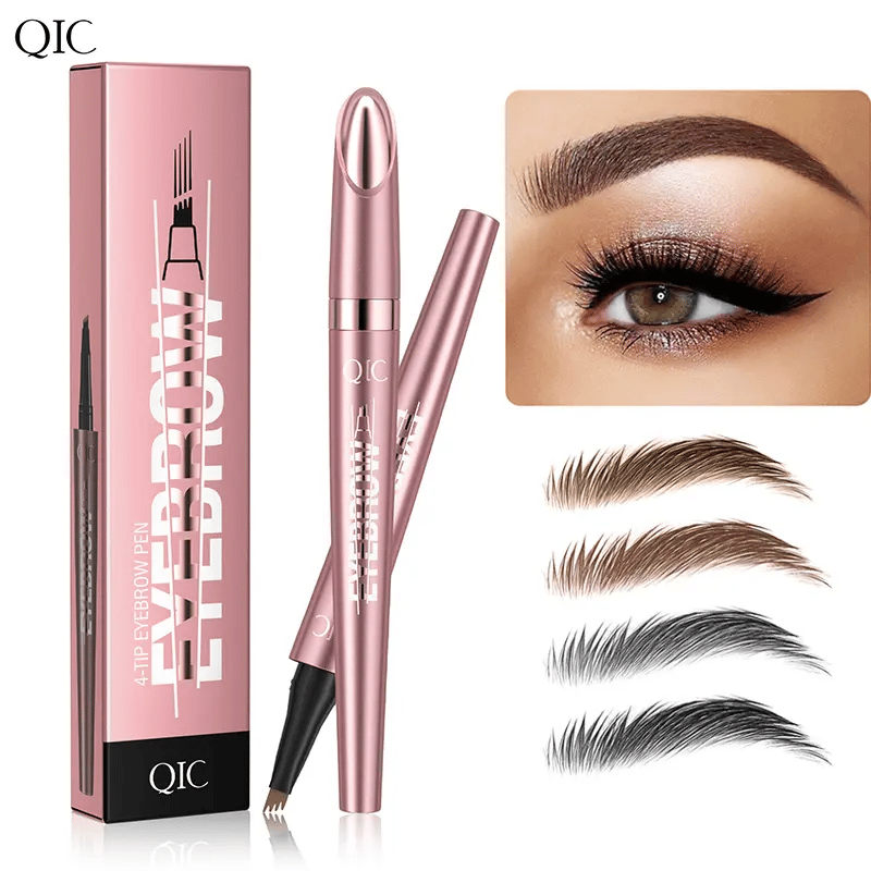 💞50K+ SOLD!💥3D Microblading Eyebrow Pencil – 4-Prong Tip, Waterproof & Natural Hair-Like Strokes 🖌️