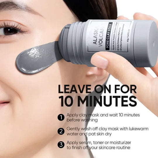 💜 Final 3 hours Buy 1 Get 1 Free!! 💜Alaska Volcano Pore Clay Stick – Blackhead Remover Face Mask