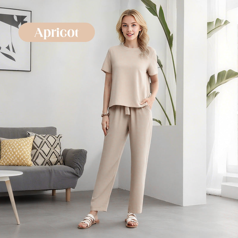 ⏰Limited Sale 50% OFF🌸 Women's Soft Casual Top and Pants Set
