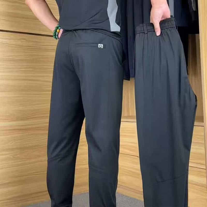 🌴Summer Specials❄️Men's Casual Sports Short Sleeve Long Pants (2-Piece Set)