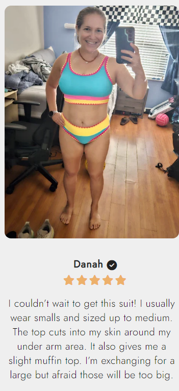 🌼Color Block Patchwork Nylon Sporty 3-Piece Bikini Set - High Waisted & Tummy Control Swimsuit👙🌈