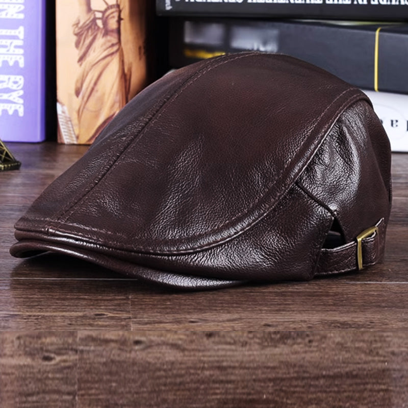 Newsboy Leather Hats for Men🧥