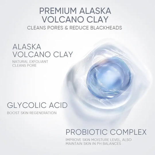 💜 Final 3 hours Buy 1 Get 1 Free!! 💜Alaska Volcano Pore Clay Stick – Blackhead Remover Face Mask