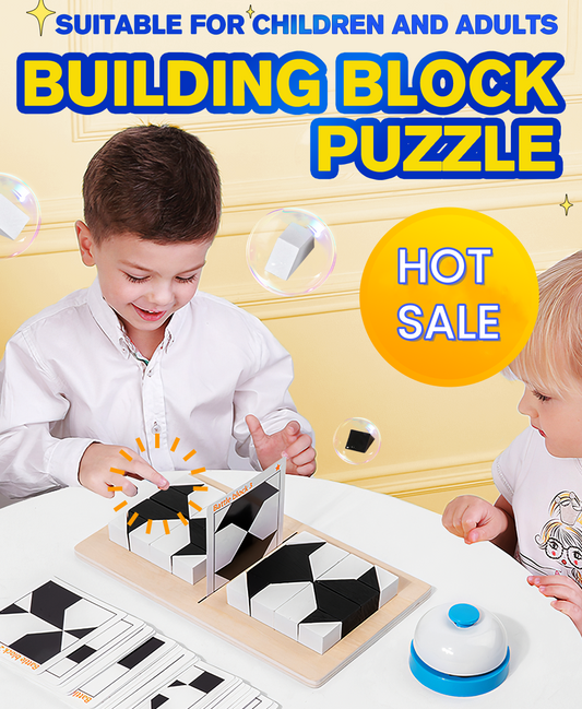 🎁Early Xmas Sale - 49% OFF🎅Creative Black & White Block Puzzles Set for Kids