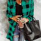 🔥Big Sale 50% OFF🔥Women’s Plaid Longline Shirt Jacket