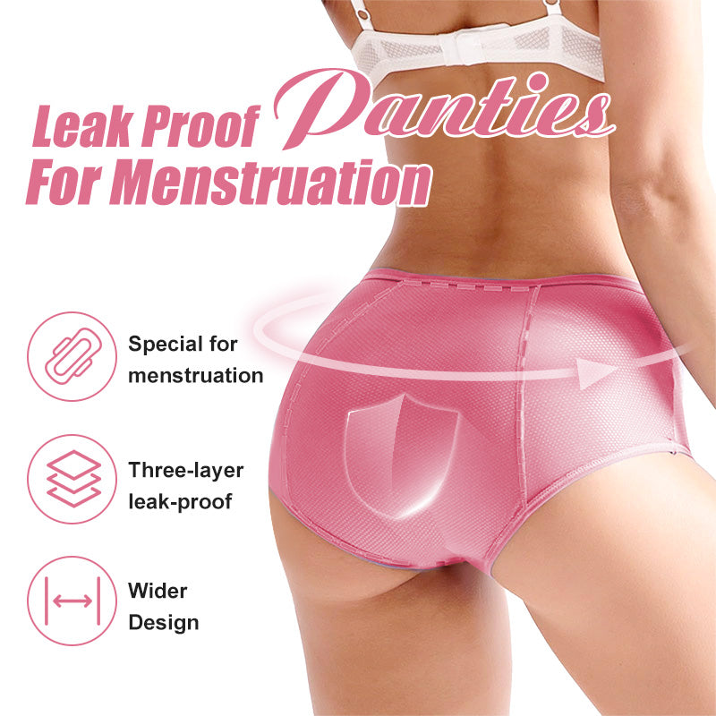 Limited BUY 3 GET 2 FREE🔥2025 New Upgrade High Waist Leak Proof Panties– Comfort Redefined!