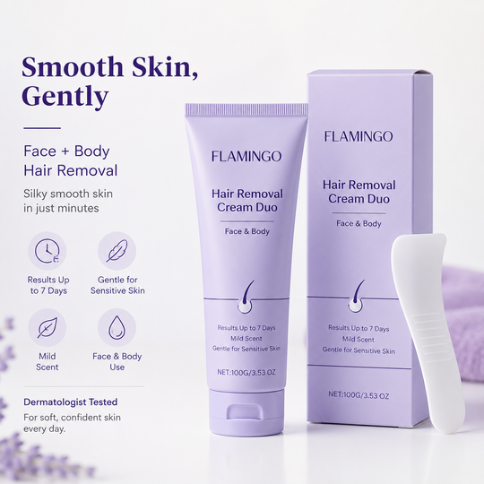 Body Hair Removal Cream with Spatula Applicator