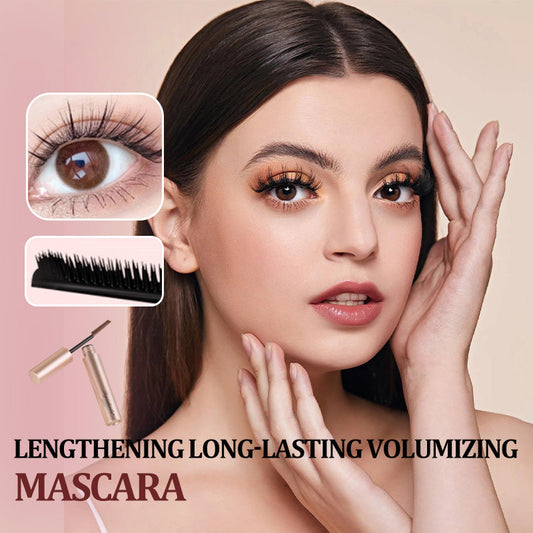 🔥Waterproof and Non-Smudging✨Lengthening And Curling Long-lasting Mascara