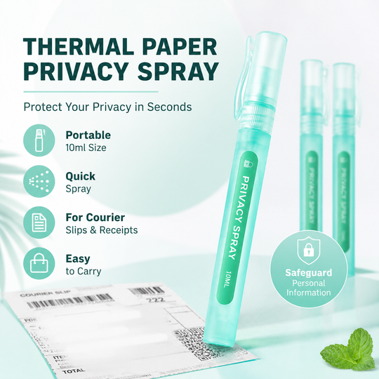 Thermal Paper Spray - Protect Your Privacy - Suitable for Courier Slips, Paper Surfaces, Printer Paper