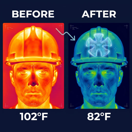 🔥LIMITED TIME 50% OFF!🔥50K+ SOLD!   Reusable Cooling Ice Pack for Hat – Activates with water – Keeps you cool for hours – perfect for outdoor sports, gardening or travel ☀️✨🧢