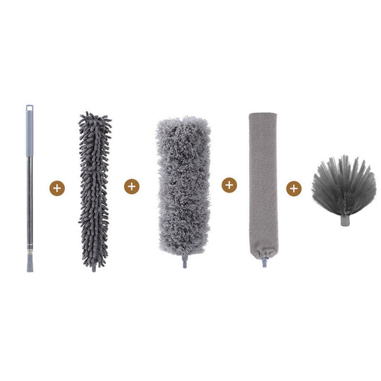 Retractable Washable Curved Microfiber Duster