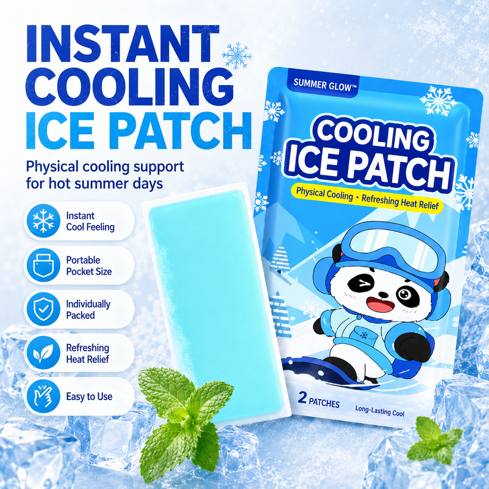 Gentle Skin-Friendly Instant Cooling Relief Patches