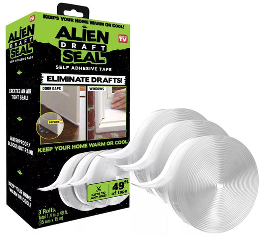 Instant Draft Seal Tape 🛠️ Alien Seal • Adhesive • Energy Saving