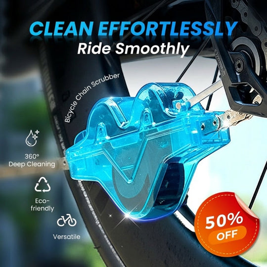 🚲 50% OFF NOW! 🔧 Bike Chain Scrubber – Deep Cleaning, Universal Fit & Easy Installation 🧼