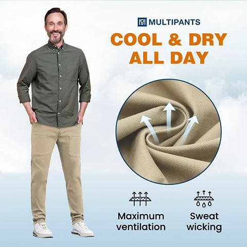 🔥HOT SALE 49% OFF🥰 MultiPants – High Stretch Multi-pocket Durable Cargo Pants