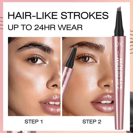 💞50K+ SOLD!💥3D Microblading Eyebrow Pencil – 4-Prong Tip, Waterproof & Natural Hair-Like Strokes 🖌️