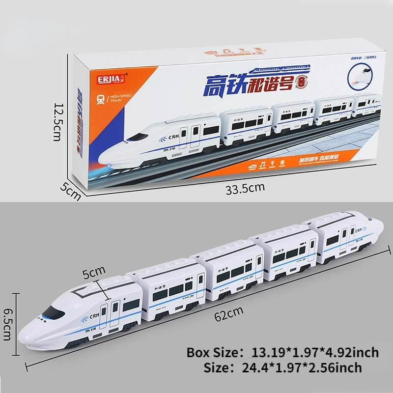 🎅Christmas gifts for kids🎁Hot Sale 50% OFF🔥Electric Universal Simulation High Speed Railway Harmony Train Toy