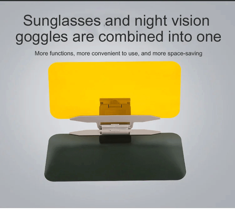 😎2 in 1 Car Anti-Glare Sun Visor