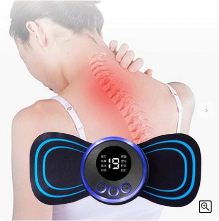 🔥Portable Massager with 8 Modes and LCD Screen - Mini Muscle Stimulator for Pain Relief