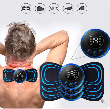 🔥Portable Massager with 8 Modes and LCD Screen - Mini Muscle Stimulator for Pain Relief