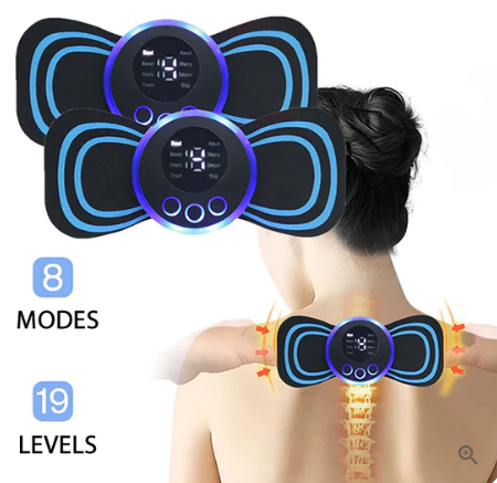 🔥Portable Massager with 8 Modes and LCD Screen - Mini Muscle Stimulator for Pain Relief