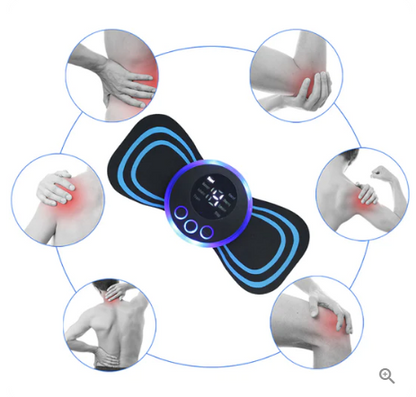 🔥Portable Massager with 8 Modes and LCD Screen - Mini Muscle Stimulator for Pain Relief