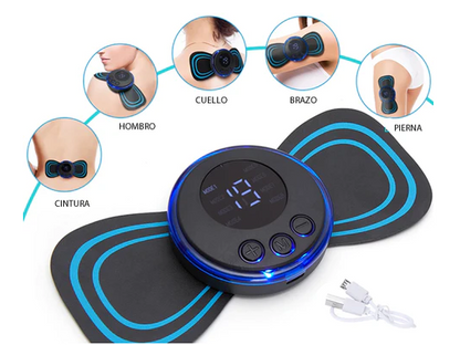 🔥Portable Massager with 8 Modes and LCD Screen - Mini Muscle Stimulator for Pain Relief