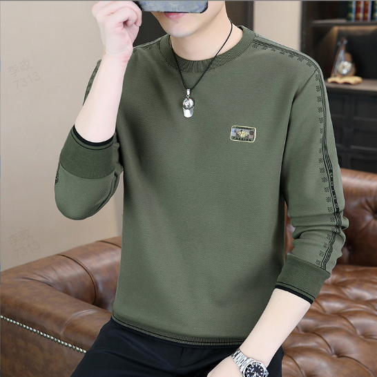 Men's Crewneck Warm Lined Sweatshirt