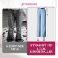 Women's High-Waisted Stretchy Straight-Leg Pants