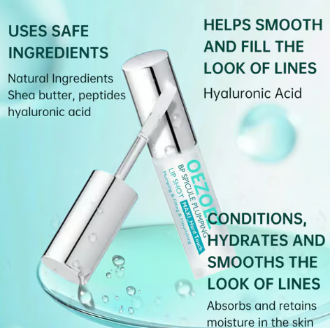 Non-Sticky Moisturizing Lip Oil - Smooths Fine Lines & Reduces Dryness