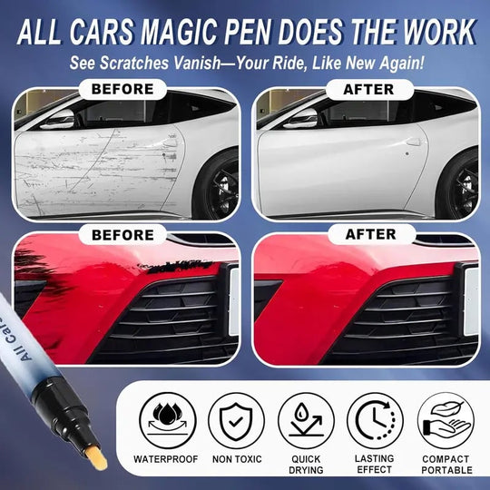 🚗✨ Car Scratch Repair Pen – One Stroke, One Fix🛠️✅
