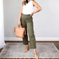 👖2025 HOT SALE💷Stretch Twill Cropped Wide Leg Pants