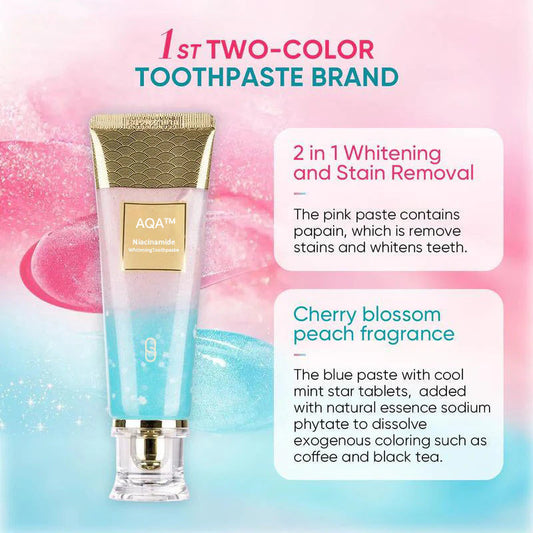 Niacinamide Whitening Toothpaste🦷Pearly White Teeth Revealed🦷 - Your Smile's New Secret Weapon!