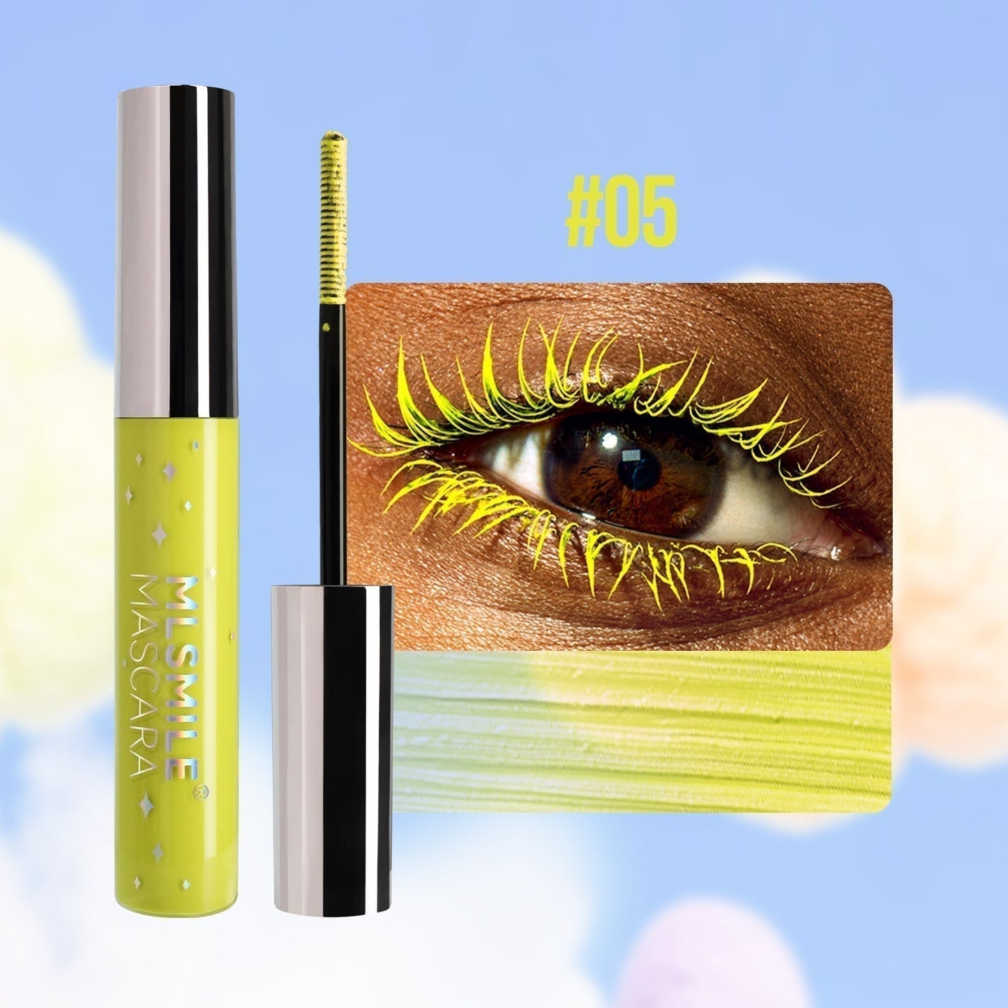 ✨Limited Sale 50% OFF✨Waterproof Diamond Glitter Mascara - Long-lasting Curl, Sparkling Shine, Create Captivating Eyes!
