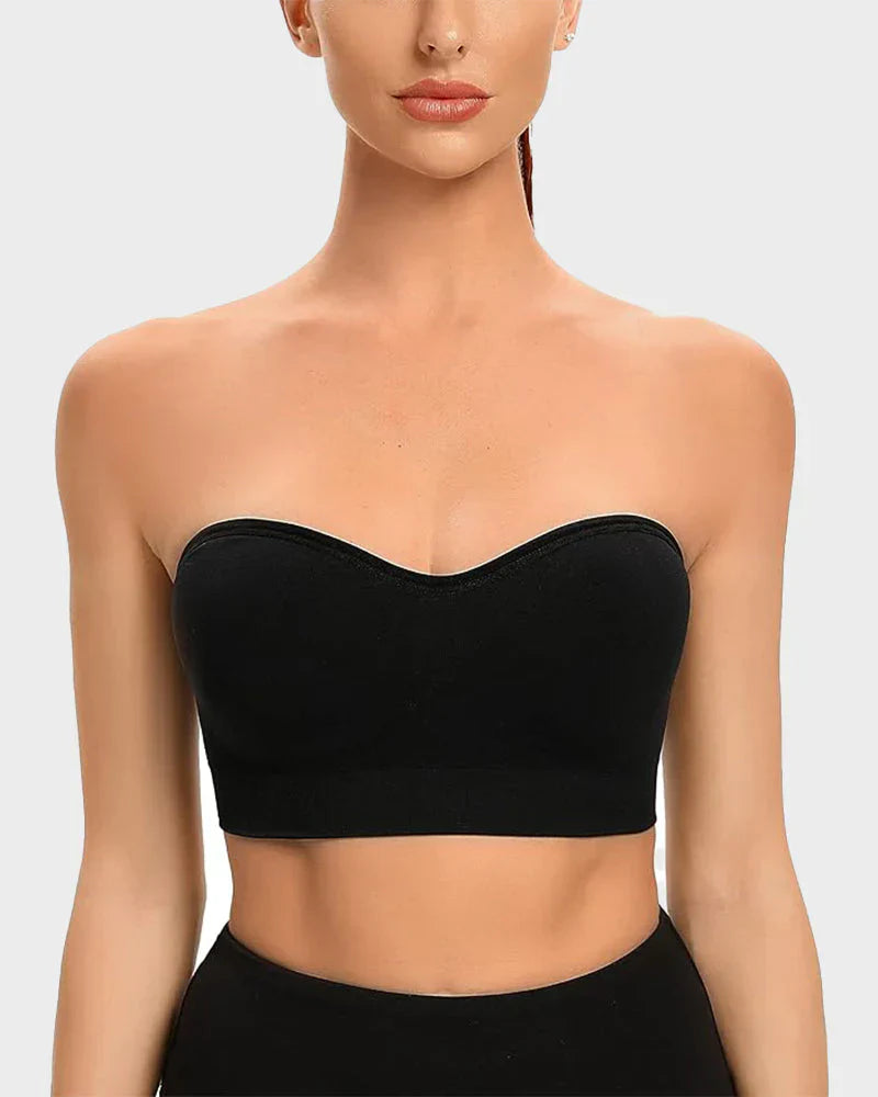 🔥Stay Put Bandeau Bra, Strapless Bra Wireless Seamless Comfort Day