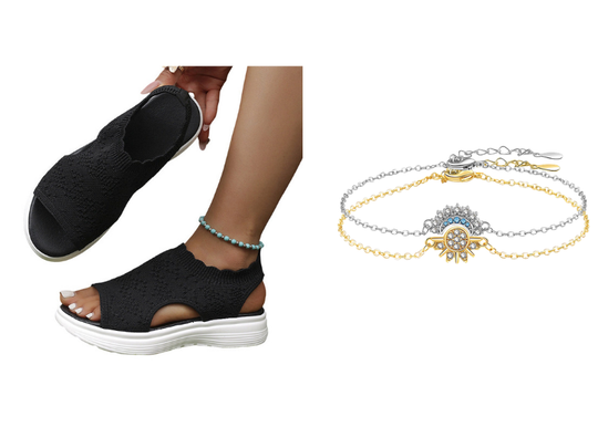 💐Women's Breathable Knit Platform Sandals – Air-permeable knit upper, cushioned sole & lightweight comfy summer footwear ✨